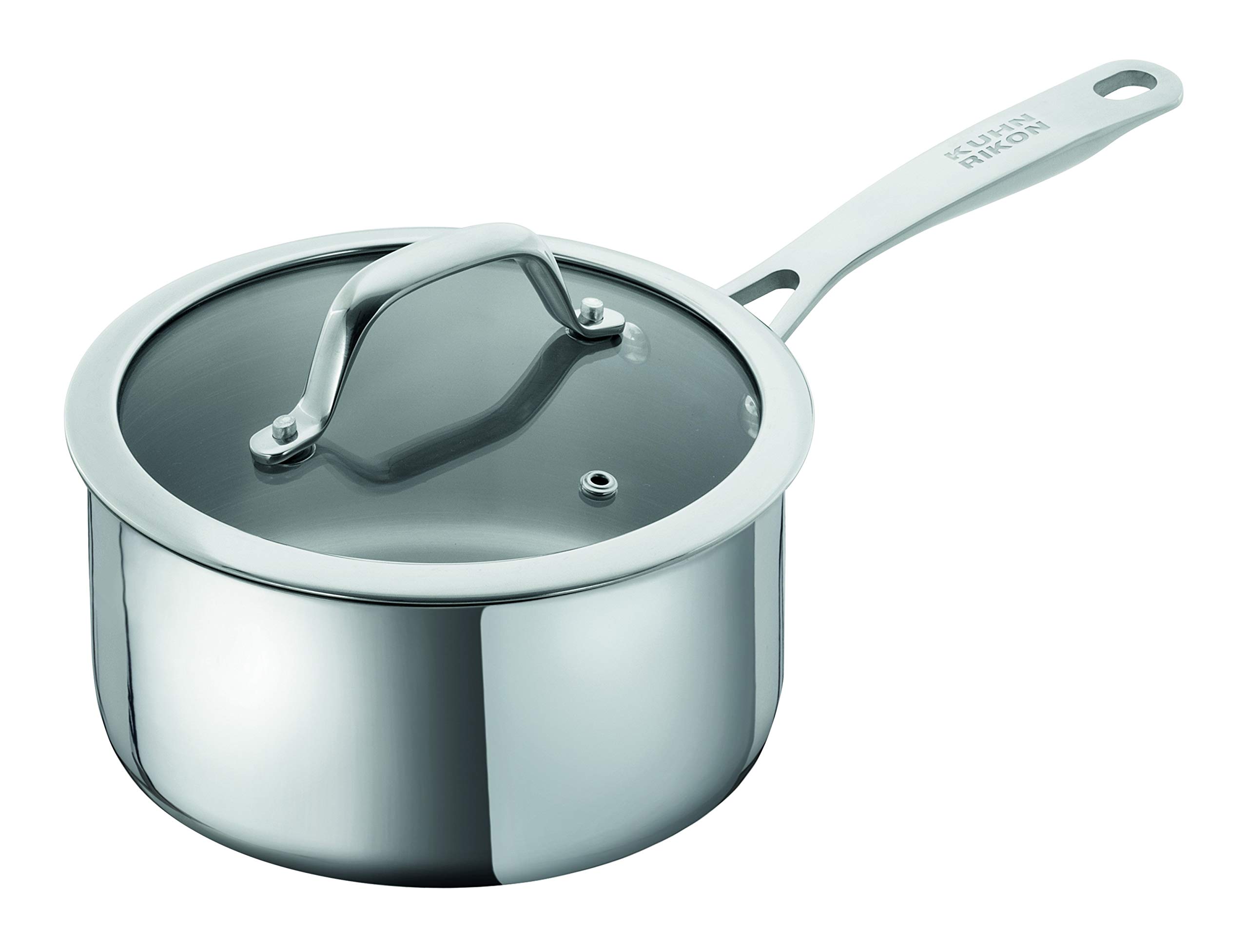 kuhn-rikon-allround-stielkasserolle-1-liter-14-cm-mit-glasdeckel-edelstahl image 1