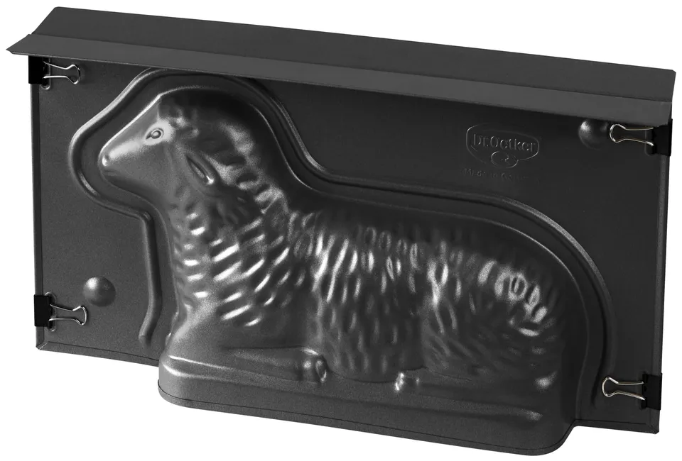 dr-oetker-vollbackform-lamm-3d-stahlblech-mit-antihaftbeschichtung-und-verschlus image 1