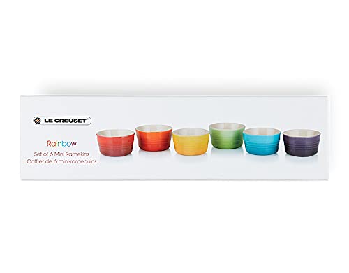 le-creuset-mini-f-rmchen-set-6-teilig-steinzeug-100-ml-regenbogen image 5