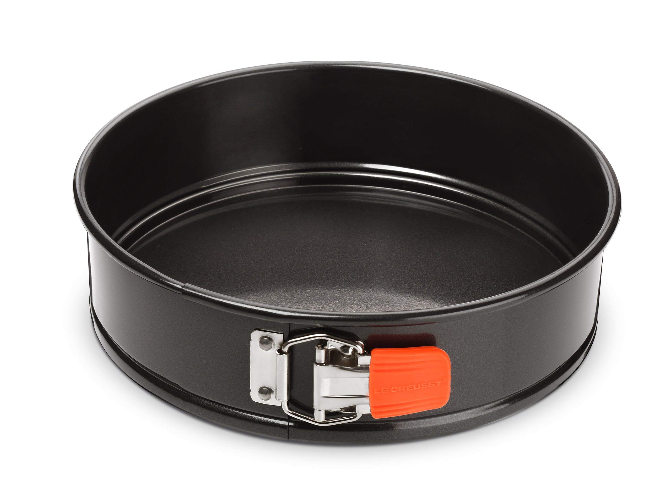 le-creuset-antihaft-springform-rund-24-cm-karbonstahl-anthrazit-orange image 4