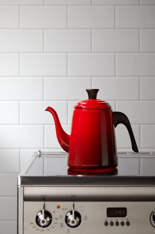 le-creuset-drip-wasserkessel-0-7-l-emaillierter-stahl-kirschrot-pour-over-kessel image 3