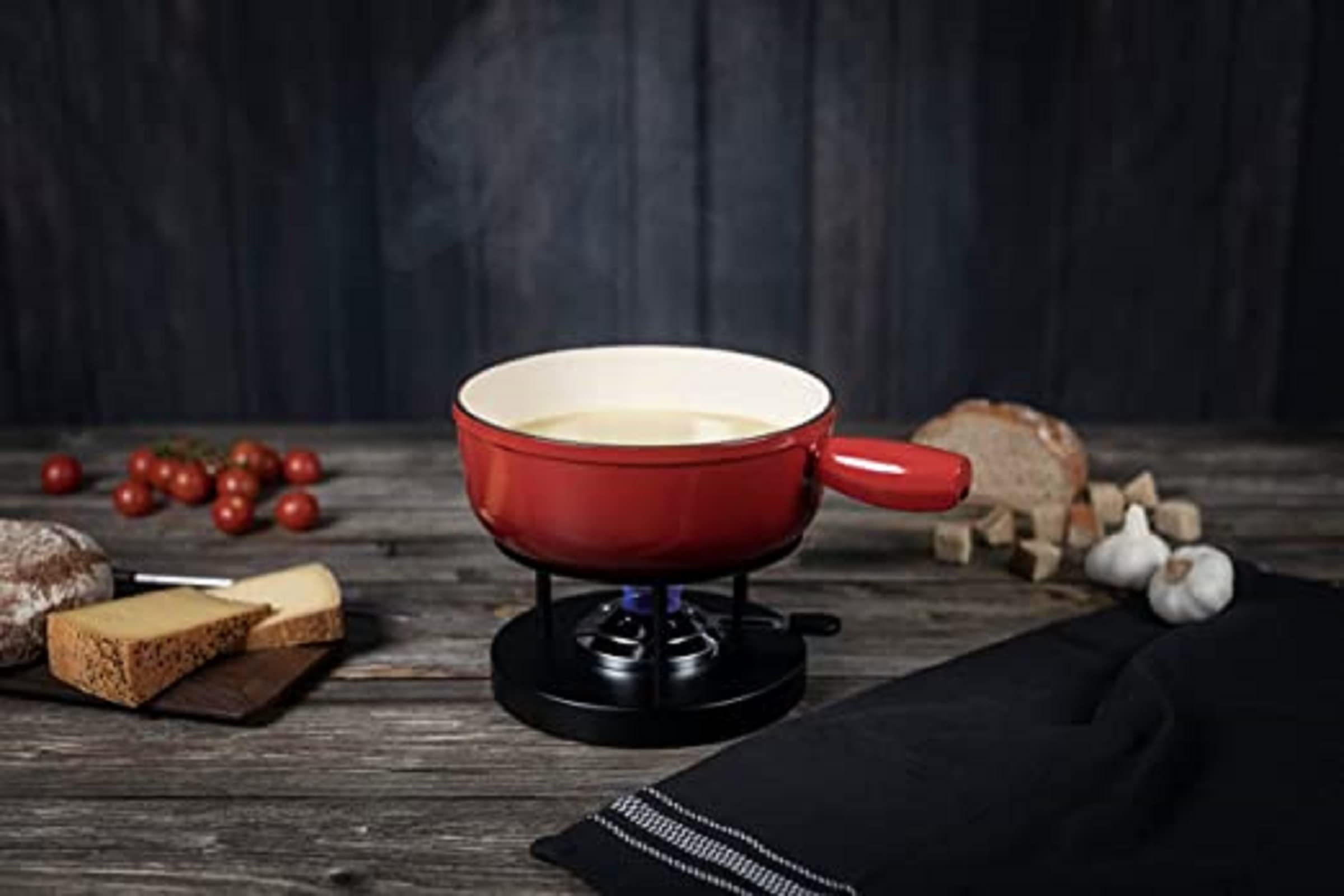 kuhn-rikon-k-sefondue-caquelon-gusseisen-emailliert-20-cm-rot-2-5-l image 2