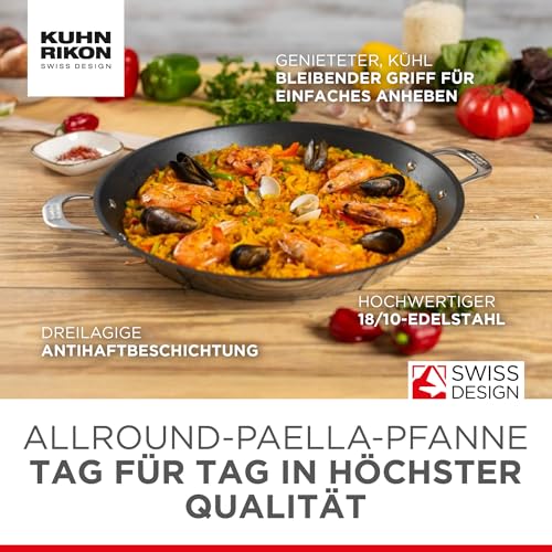 kuhn-rikon-allround-paellapfanne-36-cm-induktion-edelstahl-antihaft image 8