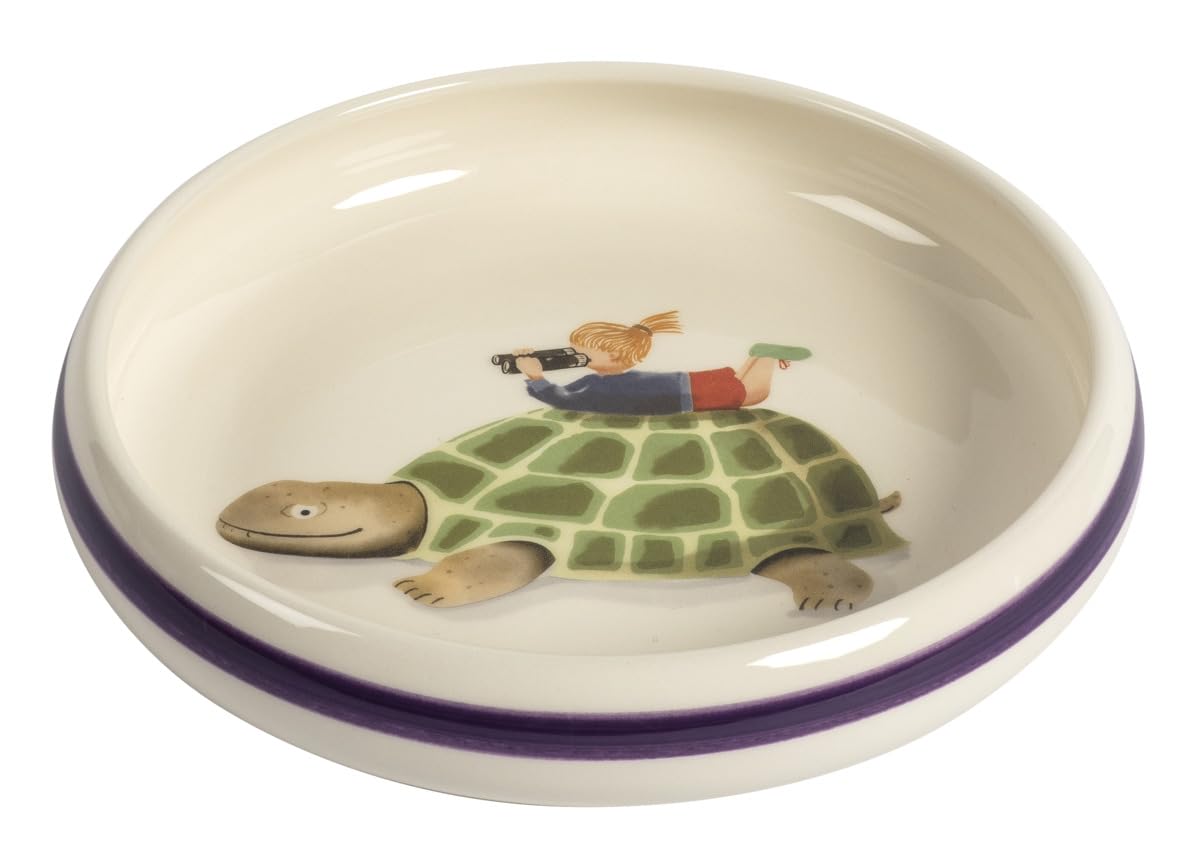 kuhn-rikon-kinderteller-schildkr-te-keramikteller-18-cm-handbemalt image 1