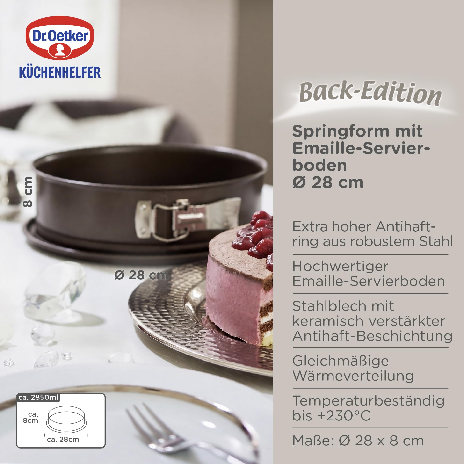 dr-oetker-springform-back-edition-28-cm-emaille-servierboden-3900-ml image 3