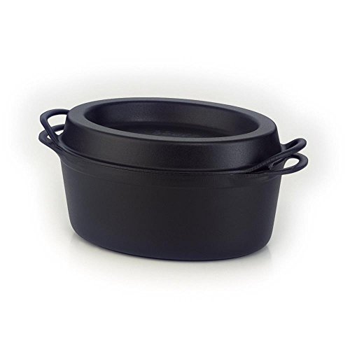 le-creuset-gusseisen-br-ter-doufeu-oval-32-cm-schwarz image 5