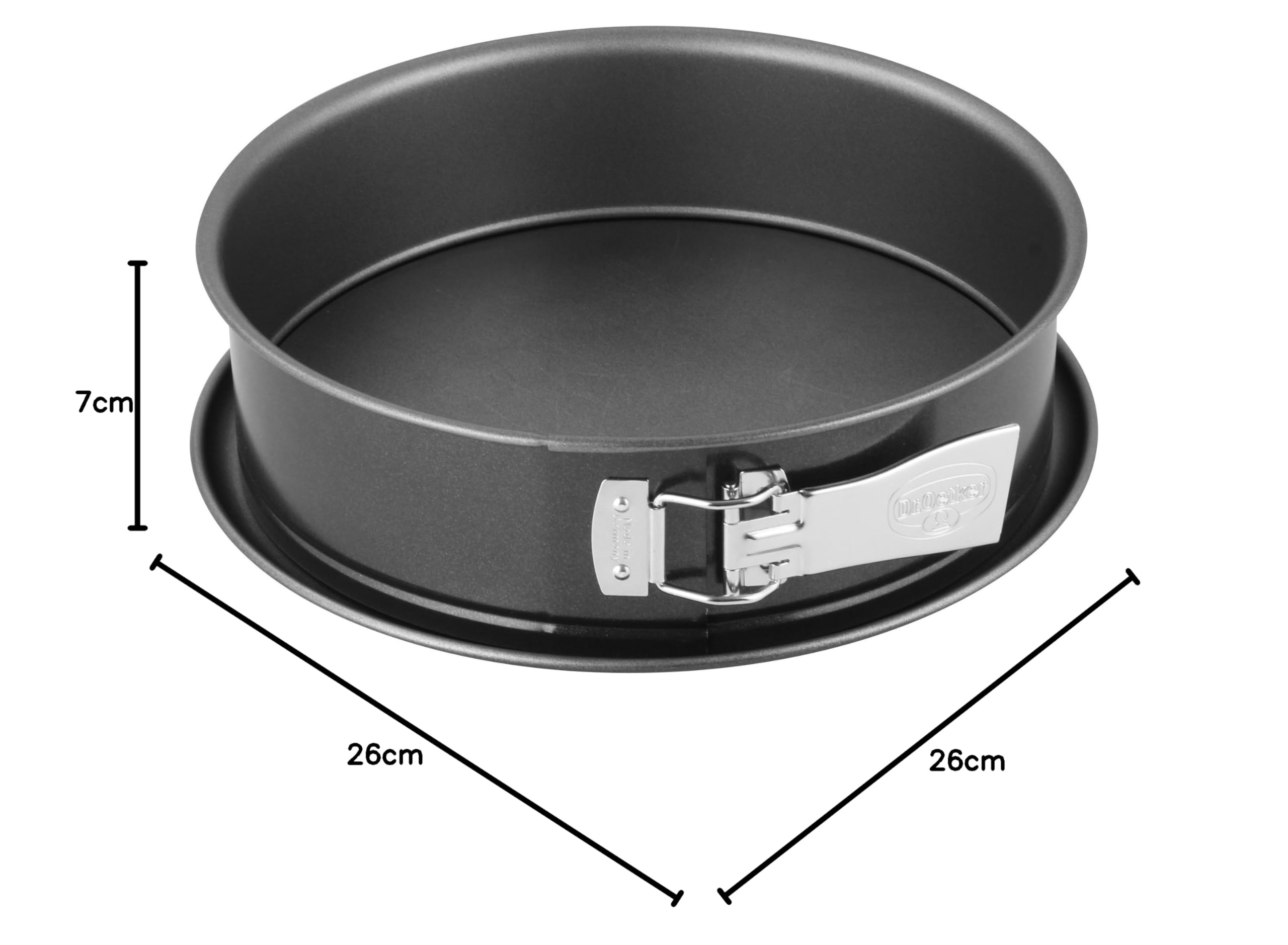 dr-oetker-springform-26-cm-stahl-auslaufsicher-antihaftbeschichtung-grau image 4