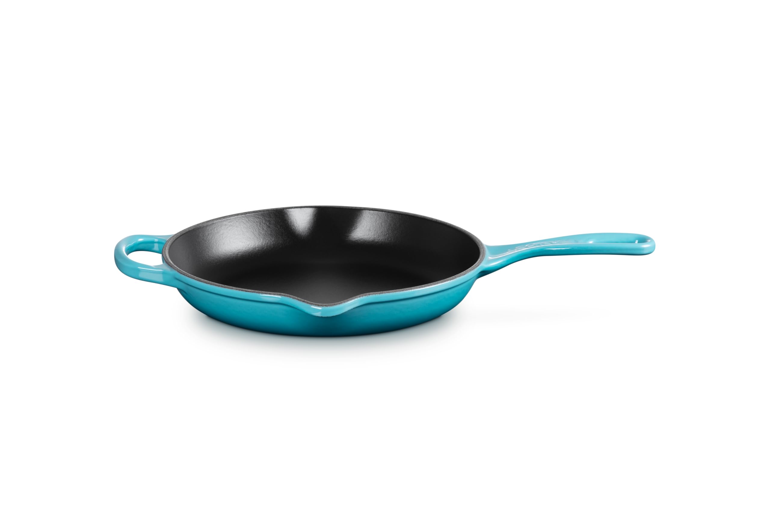 le-creuset-signature-gusseisen-brat-und-servierpfanne-rund-23-cm-karibik image 2
