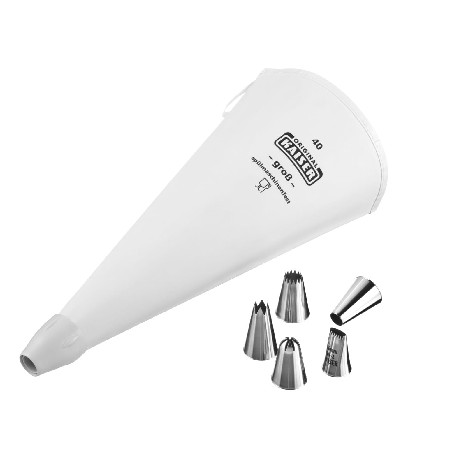 kaiser-la-forme-plus-spritzbeutel-set-7-teilig-40-cm-mit-5-t-llen image 1