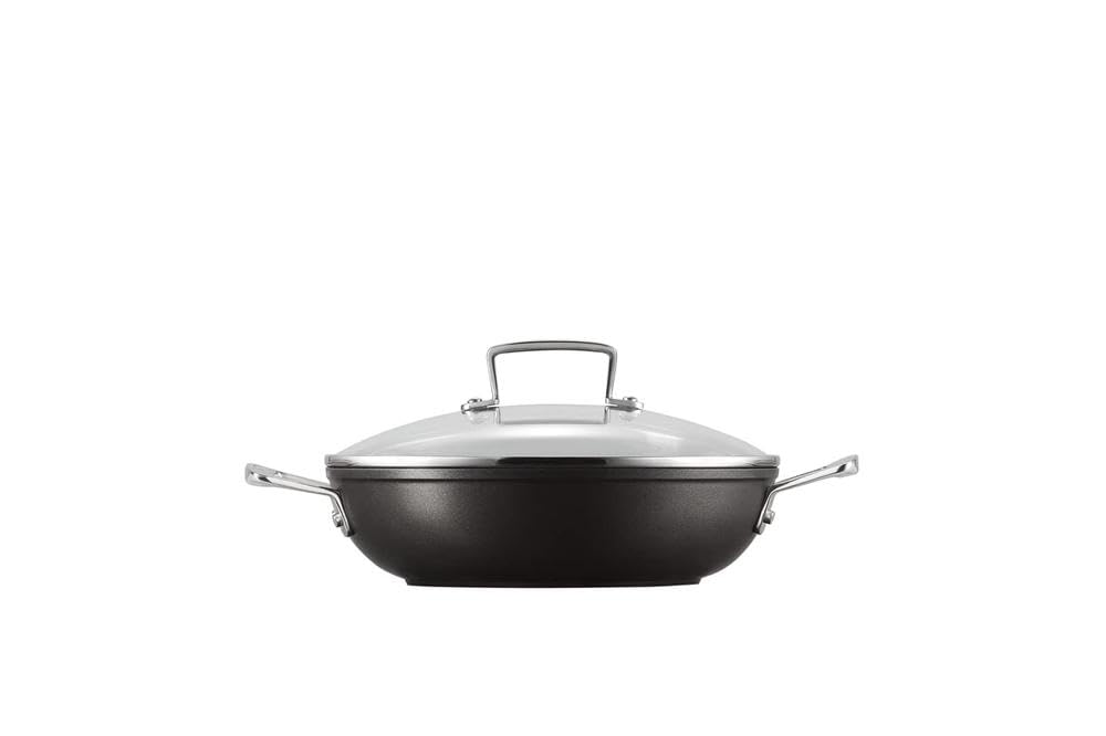 le-creuset-toughened-nonstick-pro-profipfanne-mit-deckel-28-cm-anthrazit image 7
