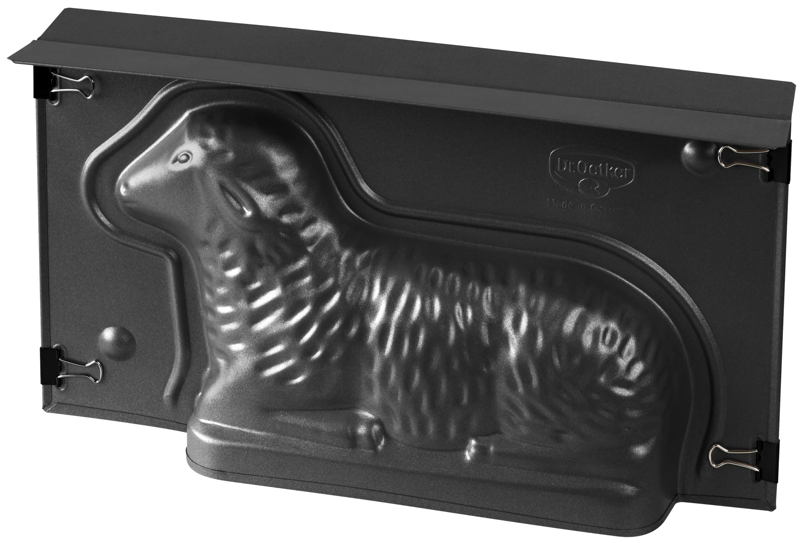 dr-oetker-vollbackform-lamm-3d-stahlblech-mit-antihaftbeschichtung-und-verschlus image 1