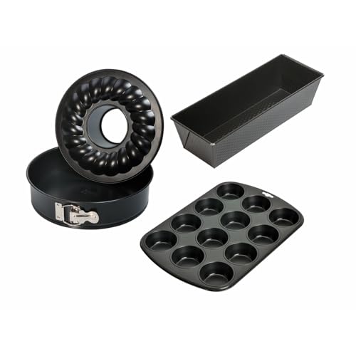 kaiser-classic-backformen-backset-4-teilig-springform-26cm-kastenform-muffinform image 4