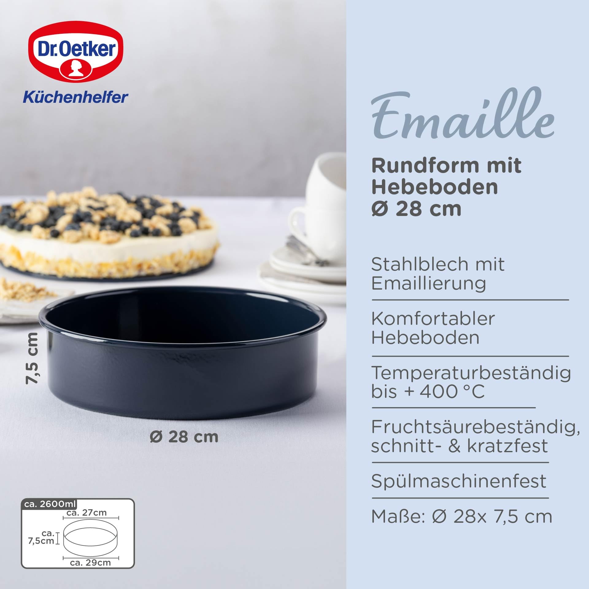 dr-oetker-back-liebe-emaille-backform-mit-hebeboden-28-cm image 3
