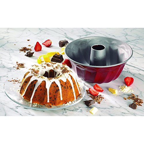 dr-oetker-gugelhupfform-22-cm-stahl-antihaft-grau-rot image 6