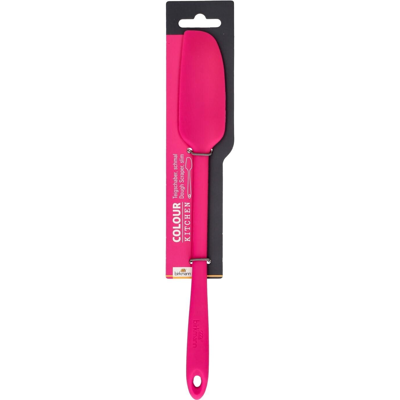 birkmann-teigschaber-schmal-electric-pink-silikon-mit-metallkern-30-cm image 2