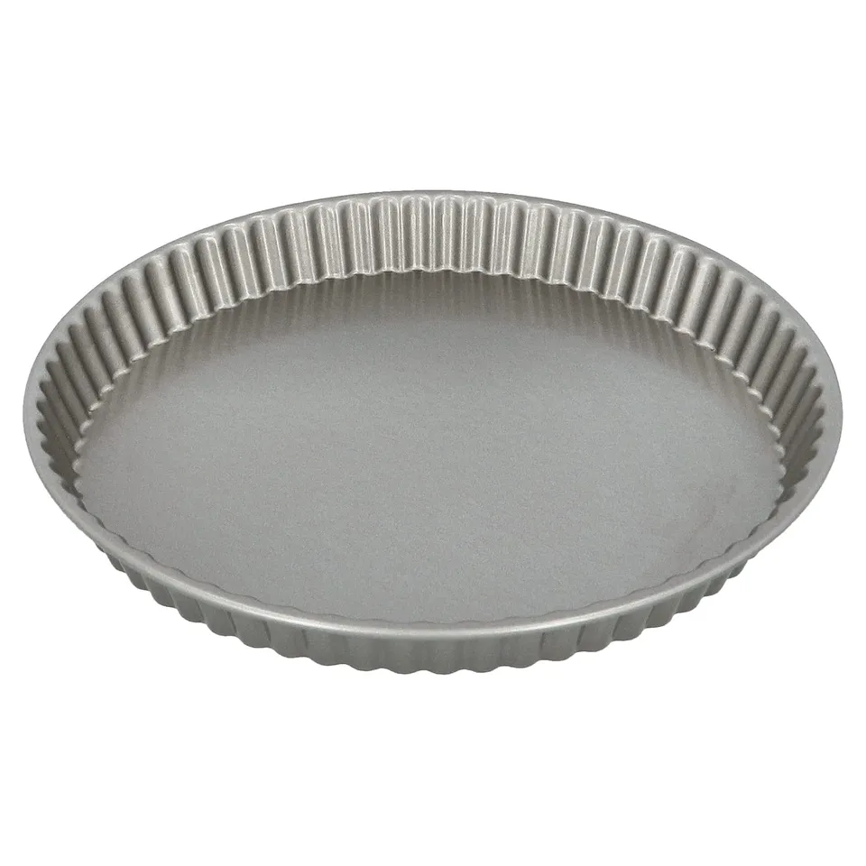 birkmann-baker-s-best-quiche-tarteform-30-cm-karbonstahl-anthrazit image 1