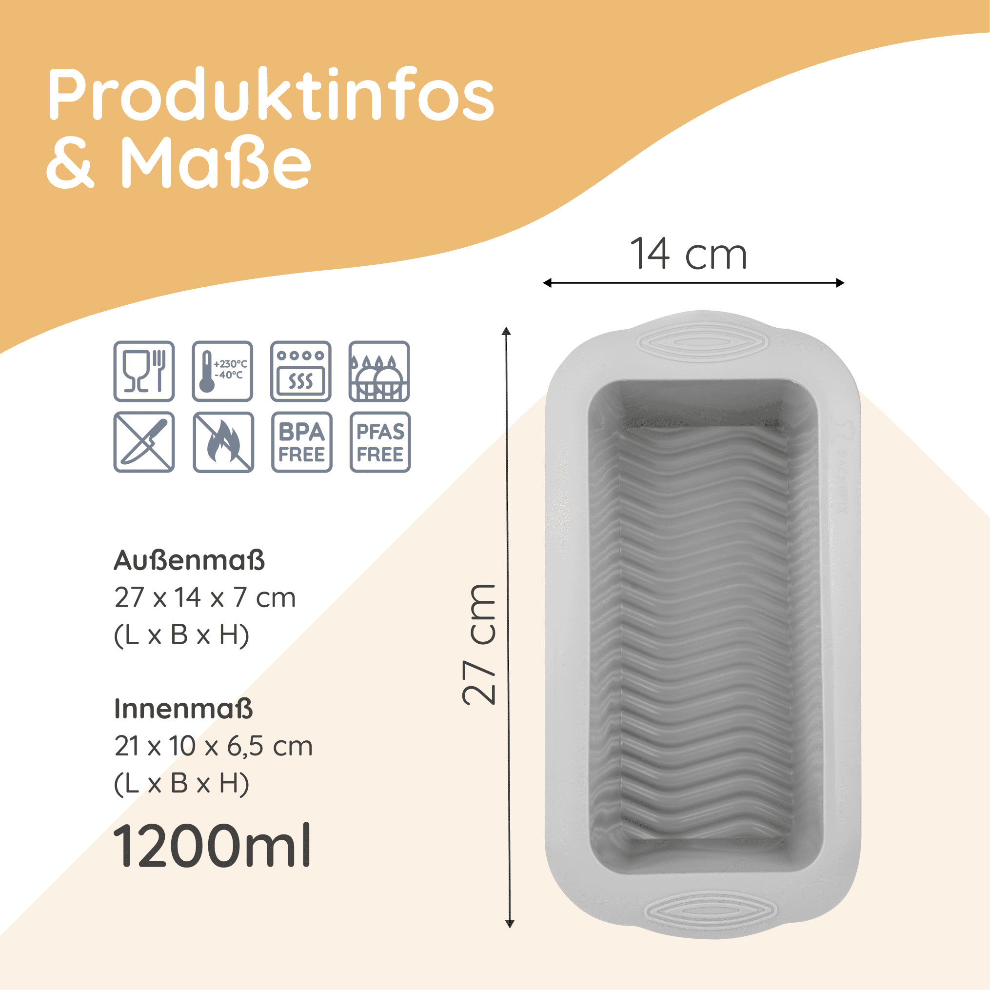 backefix-kleine-silikon-kastenform-21cm-kastenform image 5
