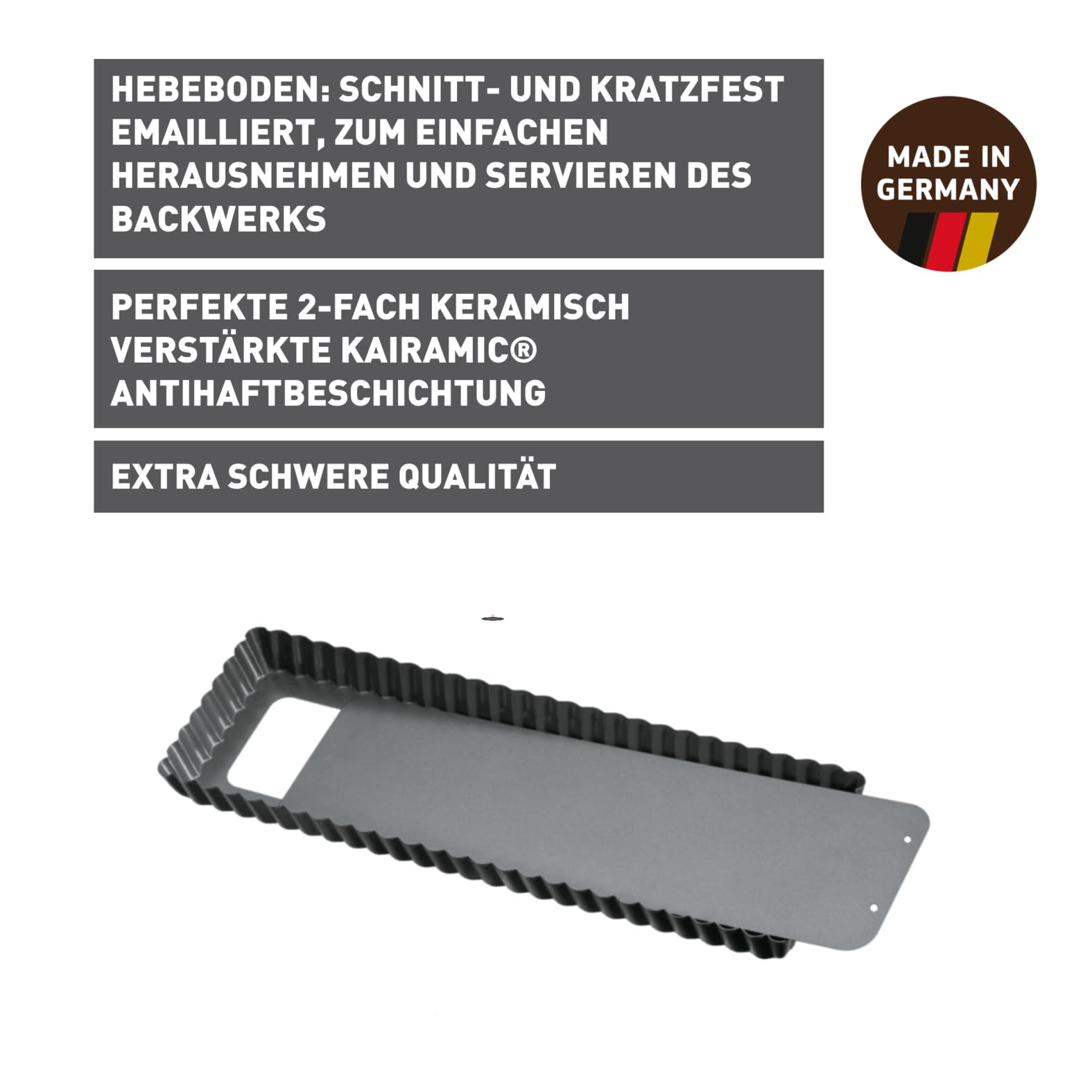 kaiser-la-forme-plus-tarteform-rechteckig-mit-hebeboden-35x13cm image 2