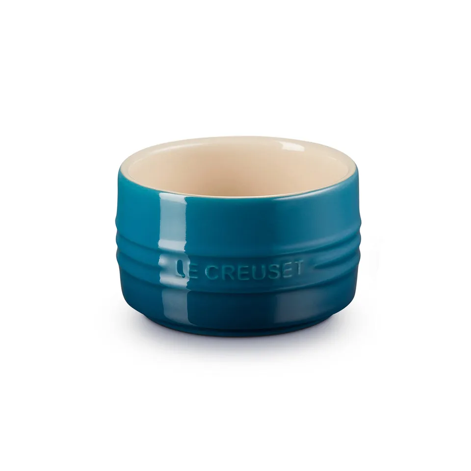 le-creuset-stapelbares-f-rmchen-steinzeug-200-ml-deep-teal image 1