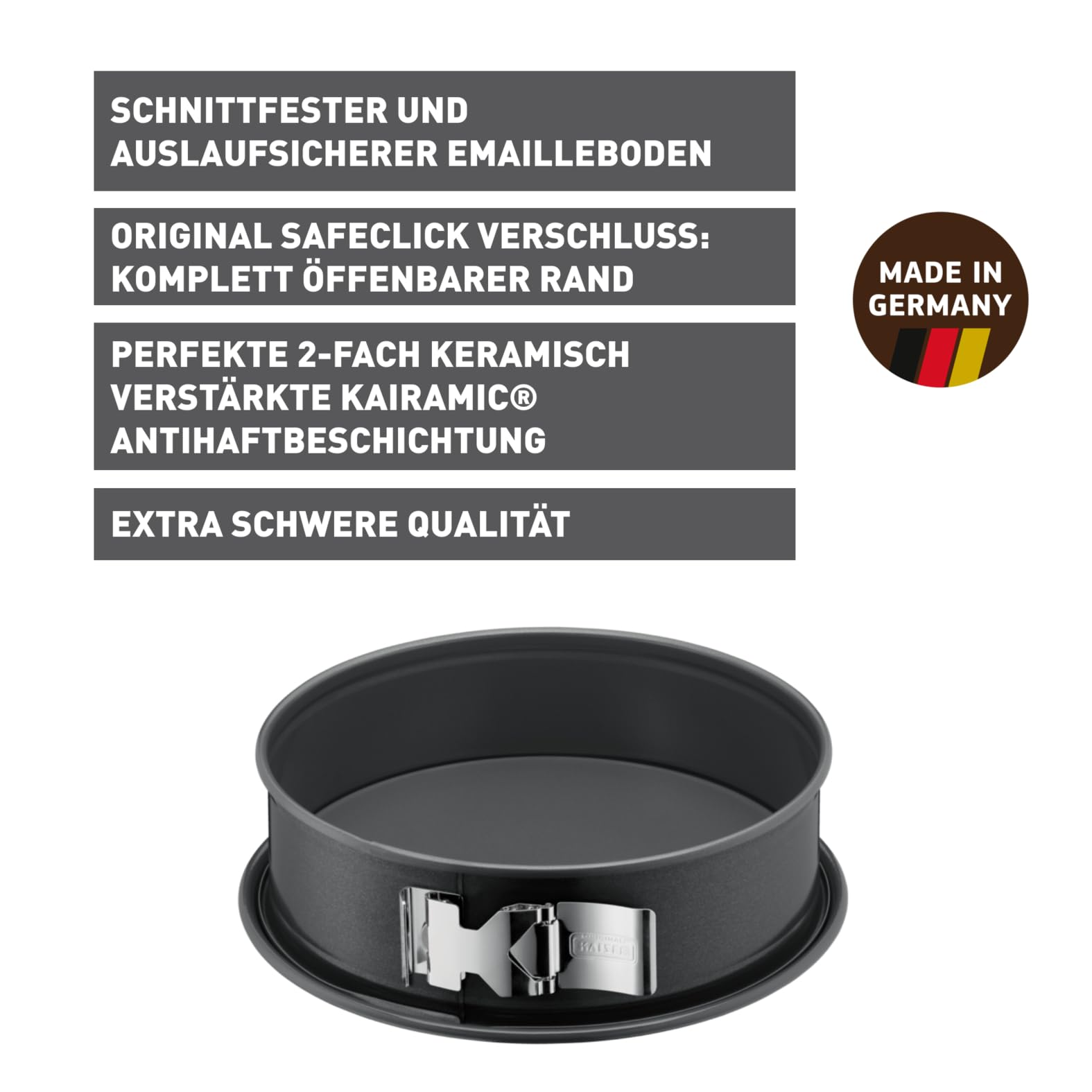 kaiser-la-forme-plus-springform-26-cm-rund-mit-flachboden image 2