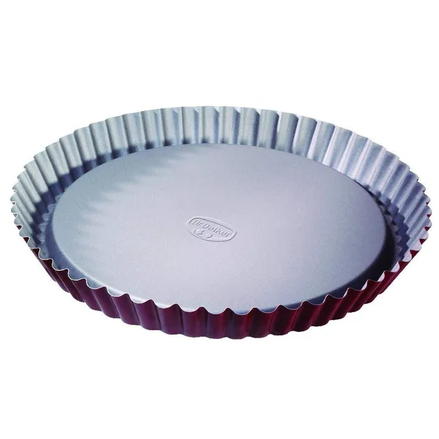dr-oetker-obstkuchenform-28-cm-runde-obsttorten-backform-aus-stahl image 1