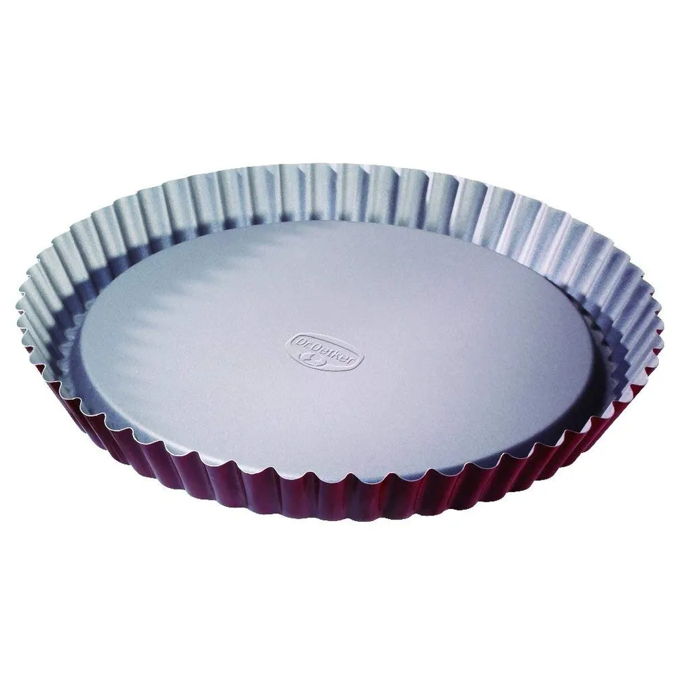 dr-oetker-obstkuchenform-28-cm-runde-obsttorten-backform-aus-stahl image 1