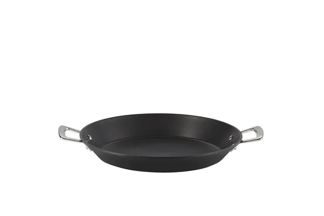 le-creuset-aluminium-antihaft-paellapfanne-32-cm-anthrazit-silber-induktion image 1