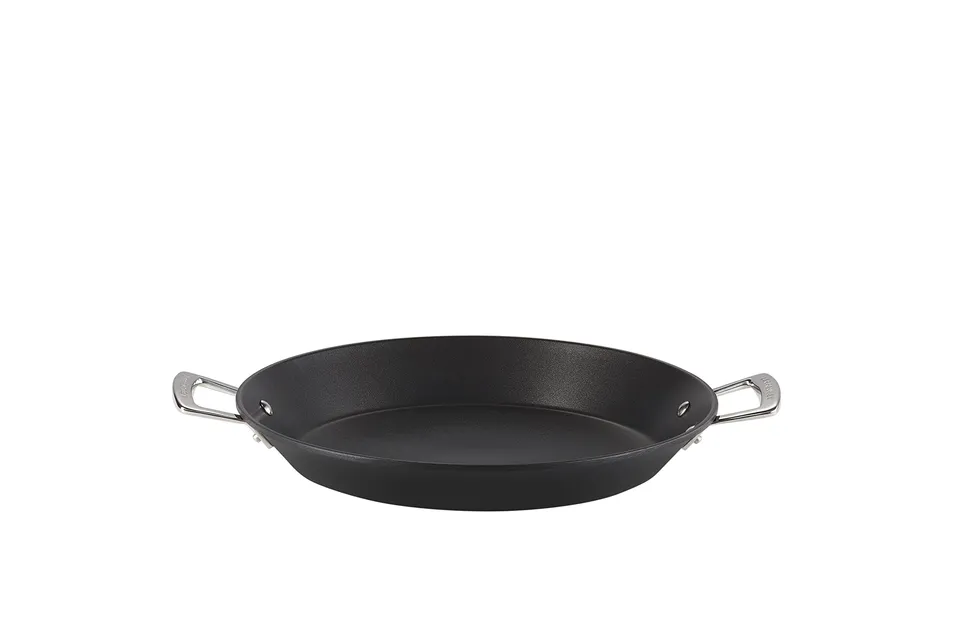 le-creuset-aluminium-antihaft-paellapfanne-32-cm-anthrazit-silber-induktion image 1