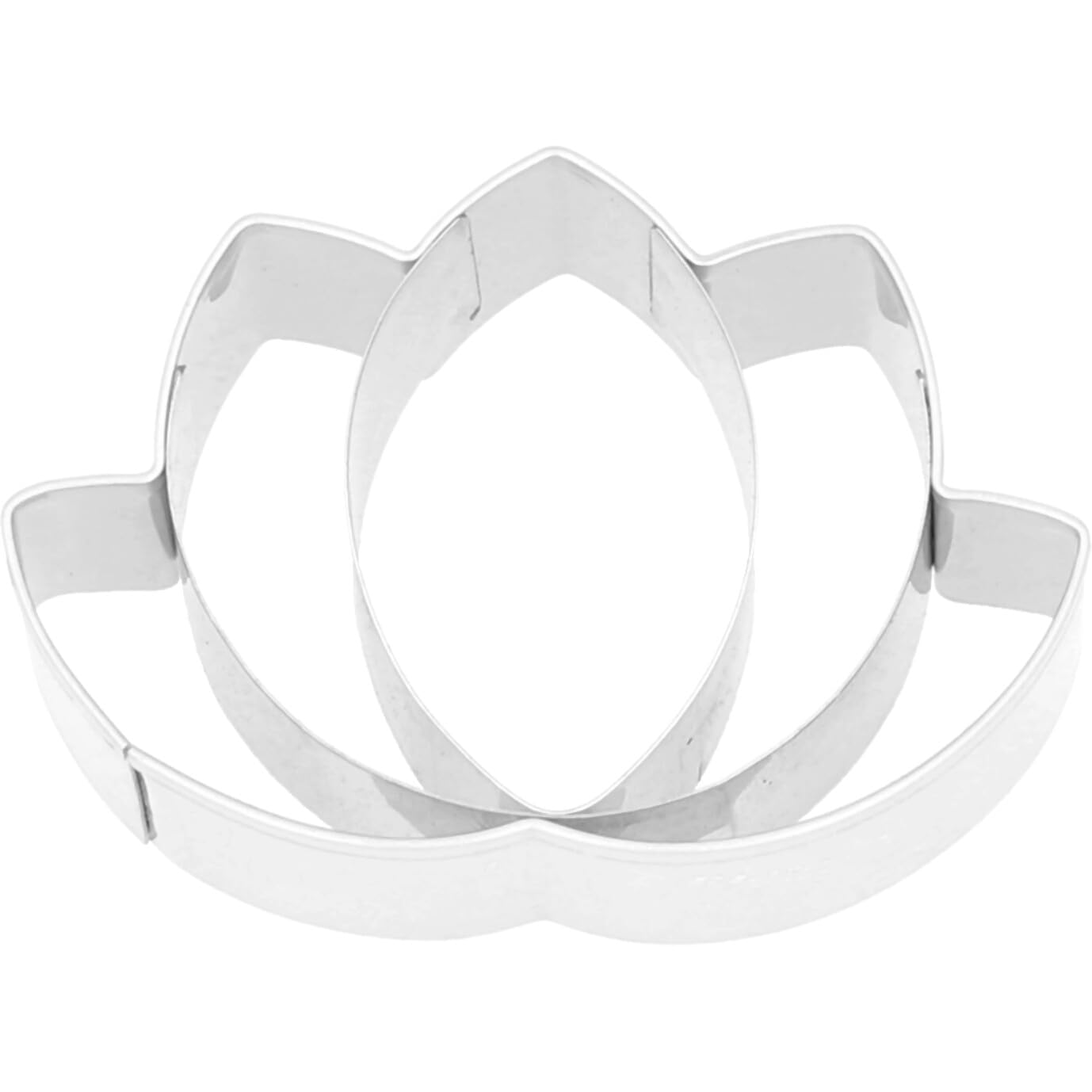 birkmann-lotusblume-ausstechform-6-cm-edelstahl-pl-tzchenausstecher-mit-pr-gung image 1