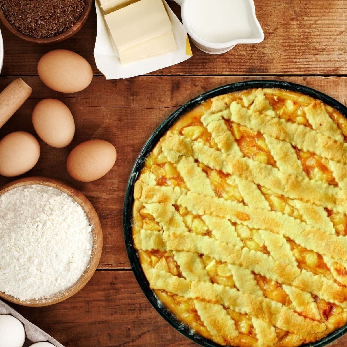 dr-oetker-tradition-kuchen-und-pizzablech-emaille-32-1-x-32-1-x-3-4-cm image 2