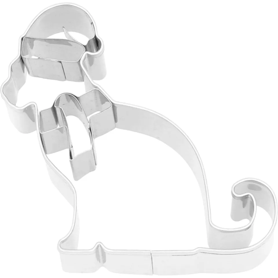 birkmann-ausstechform-weihnachtskatze-6-5-cm-edelstahl-pl-tzchenausstecher-mit-i image 1