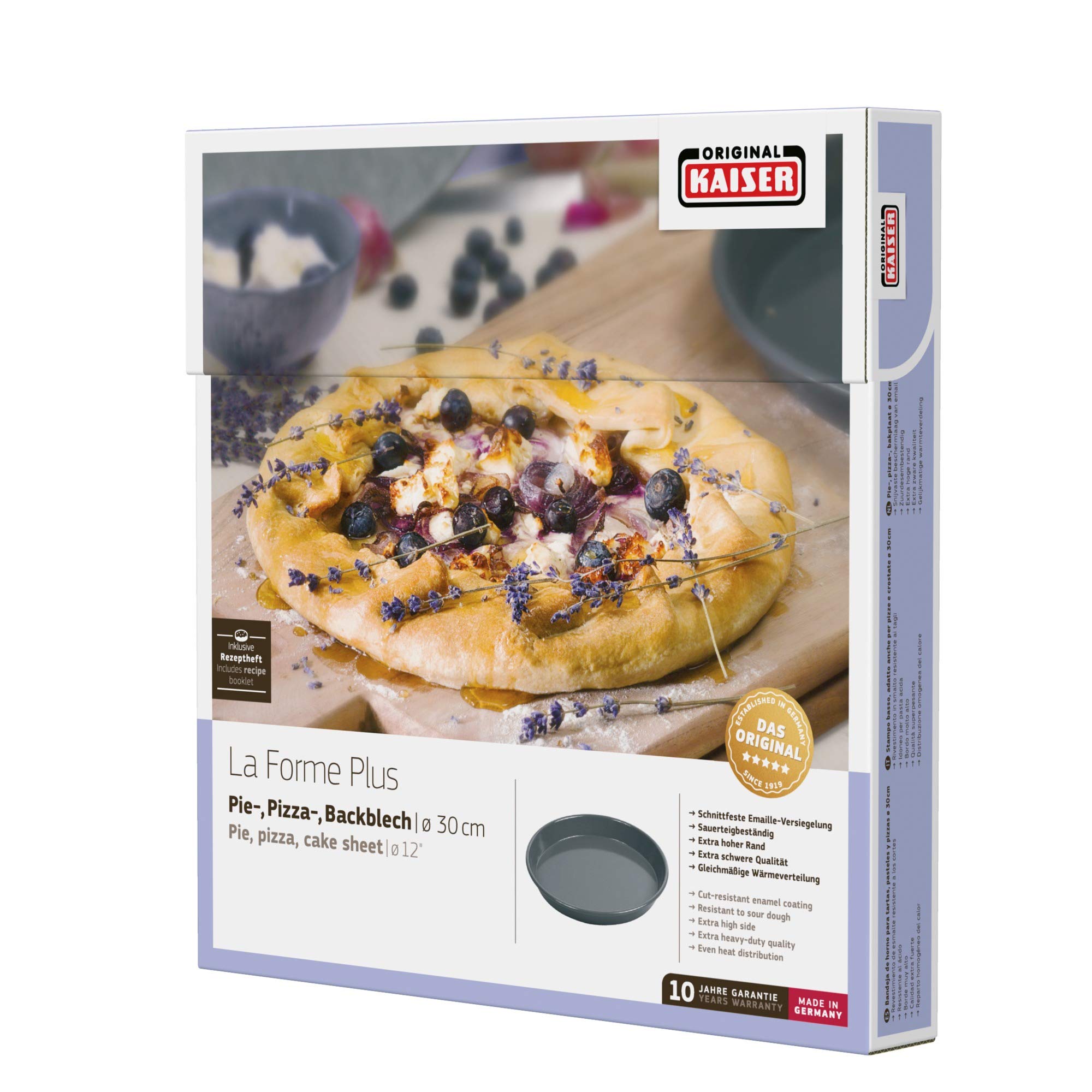 kaiser-la-forme-plus-backblech-rund-30-cm-emailleboden-antihaft image 8