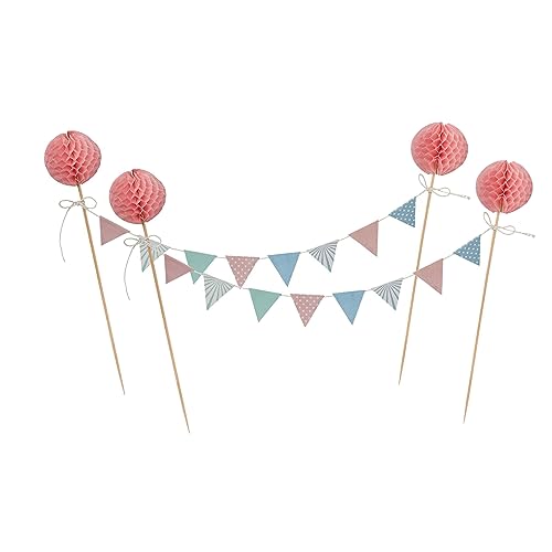 dr-oetker-retro-deko-set-wimpelketten-pompoms-2er-set image 3