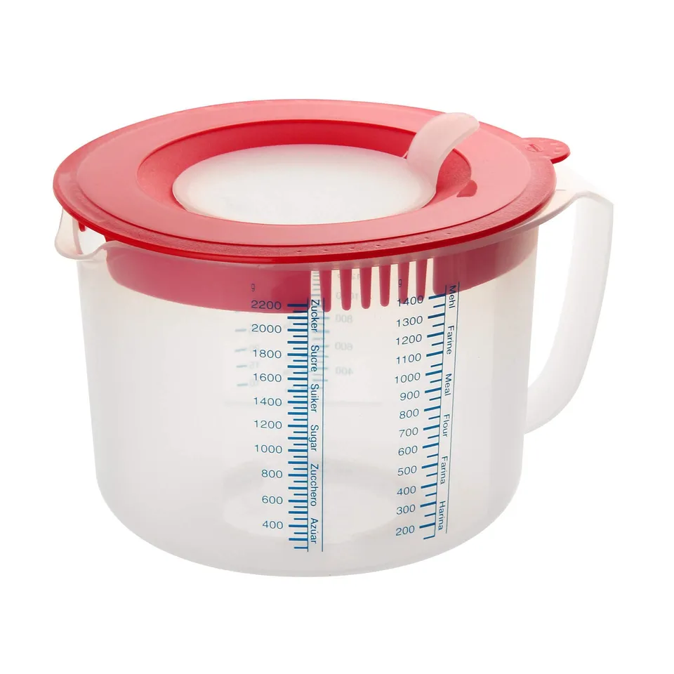 dr-oetker-mess-und-r-hrbecher-2-2-l-rot-transparent-mit-skalen-und-spritzschutz image 1