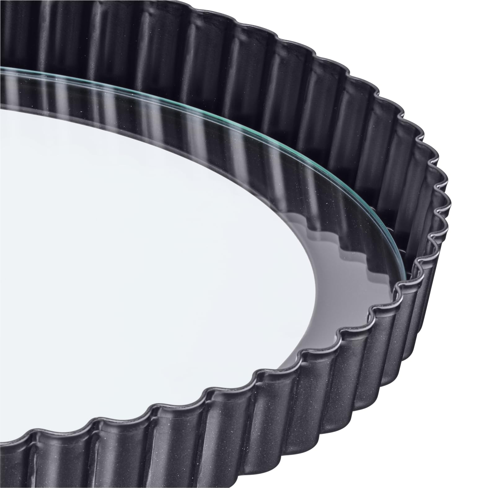 kaiser-inspiration-quicheform-mit-glas-hebeboden-28-cm-tarteform-schwarz image 5