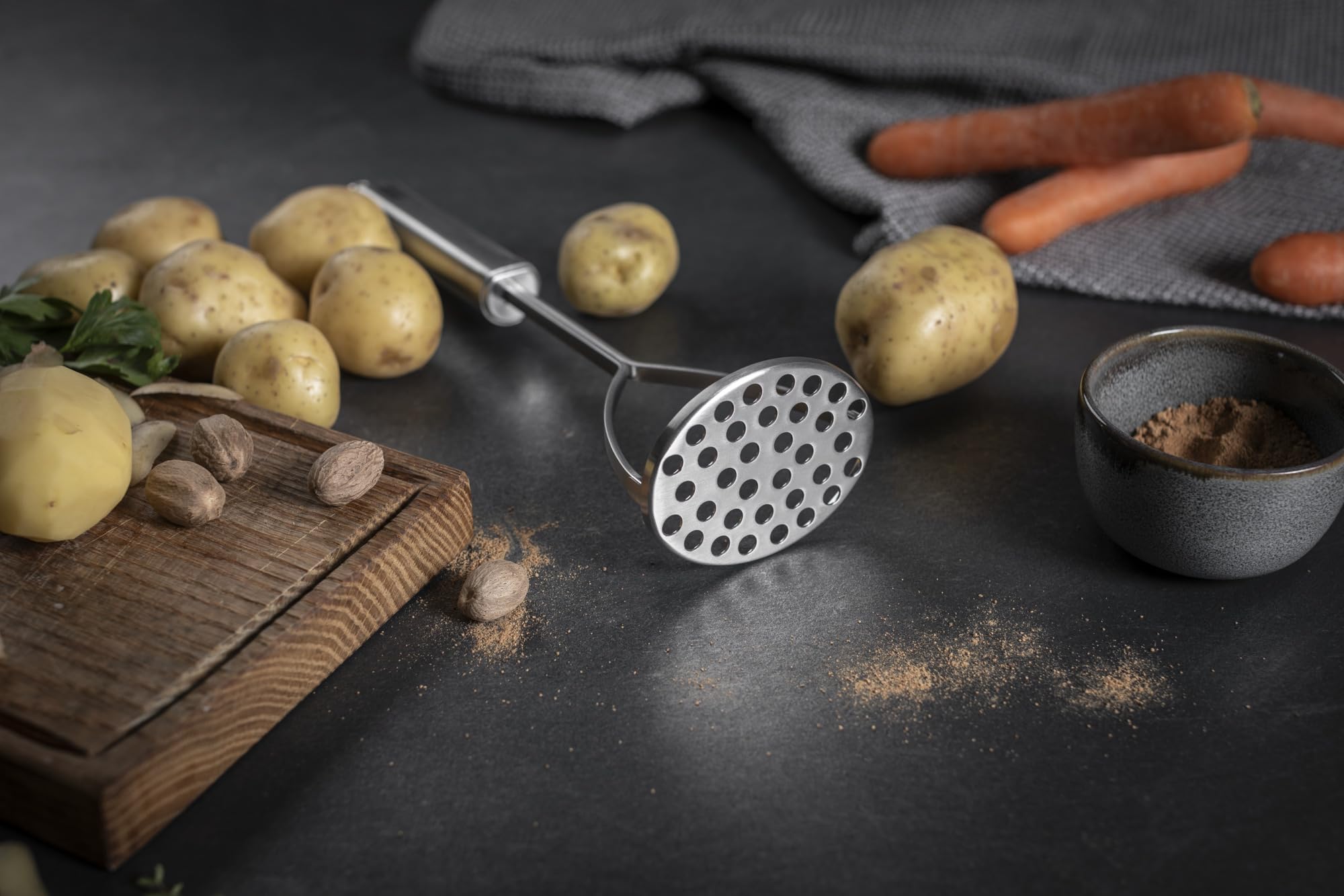 kuhn-rikon-essential-kartoffelstampfer-edelstahl-mit-gro-em-griff image 2