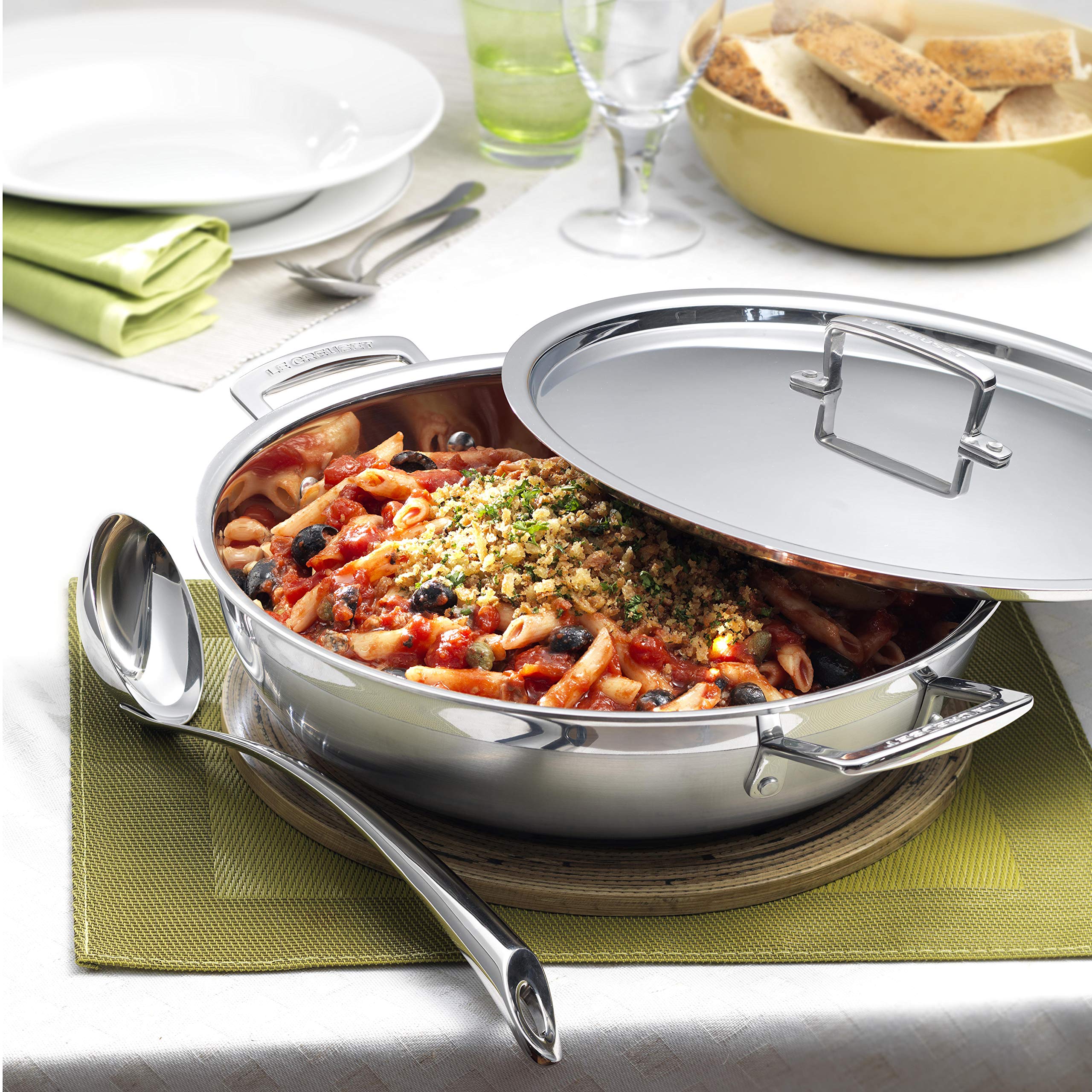 le-creuset-3-ply-edelstahl-profipfanne-mit-deckel-24-cm-unbeschichtet-f-r-alle-h image 5