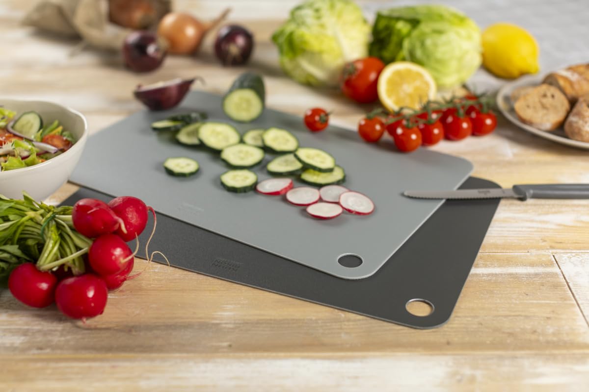 kuhn-rikon-schneidebretter-set-2-st-ck-37-x-25-cm-flexibel-grau image 2