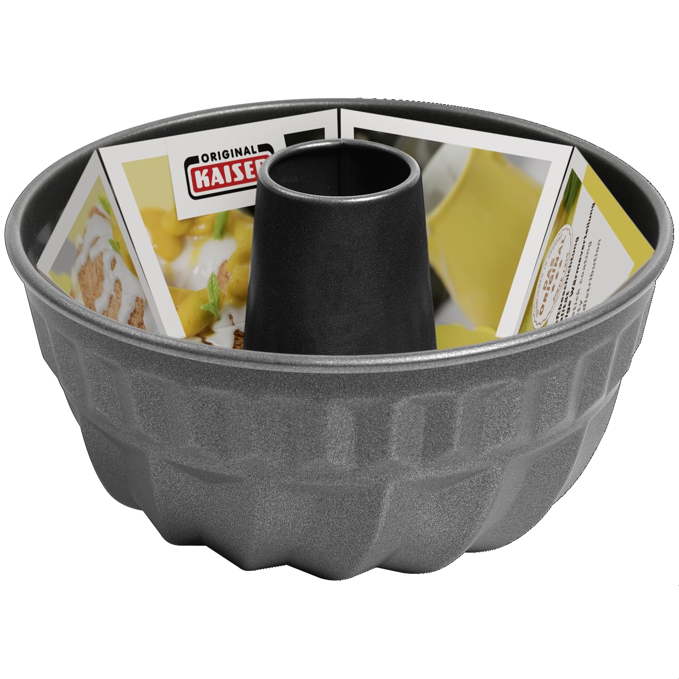 kaiser-classic-gugelhupfform-24-cm-stahl-schwarz-antihaftbeschichtet image 5