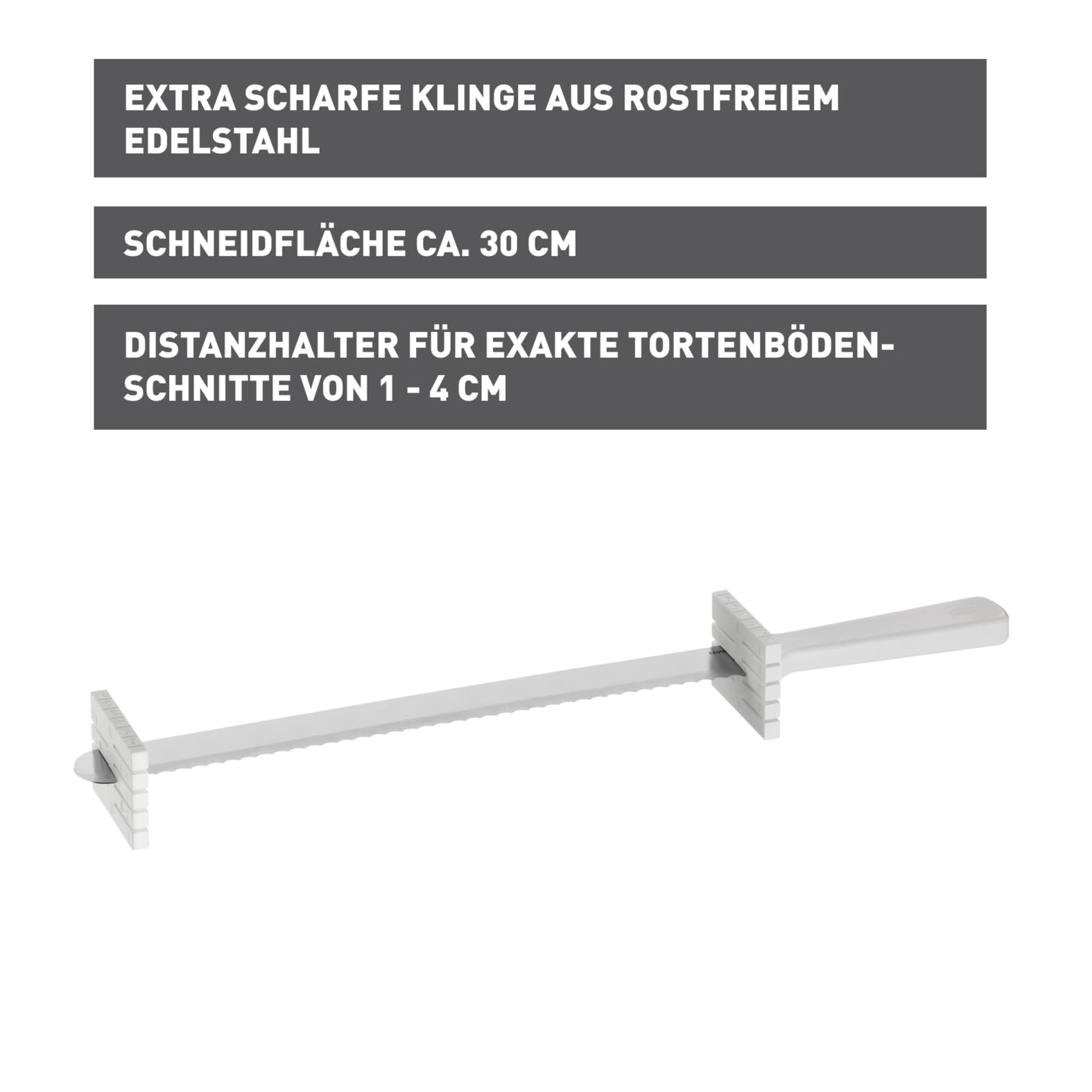 kaiser-inspiration-tortenmesser-32-cm-mit-distanzhaltern-tortenschneider image 2