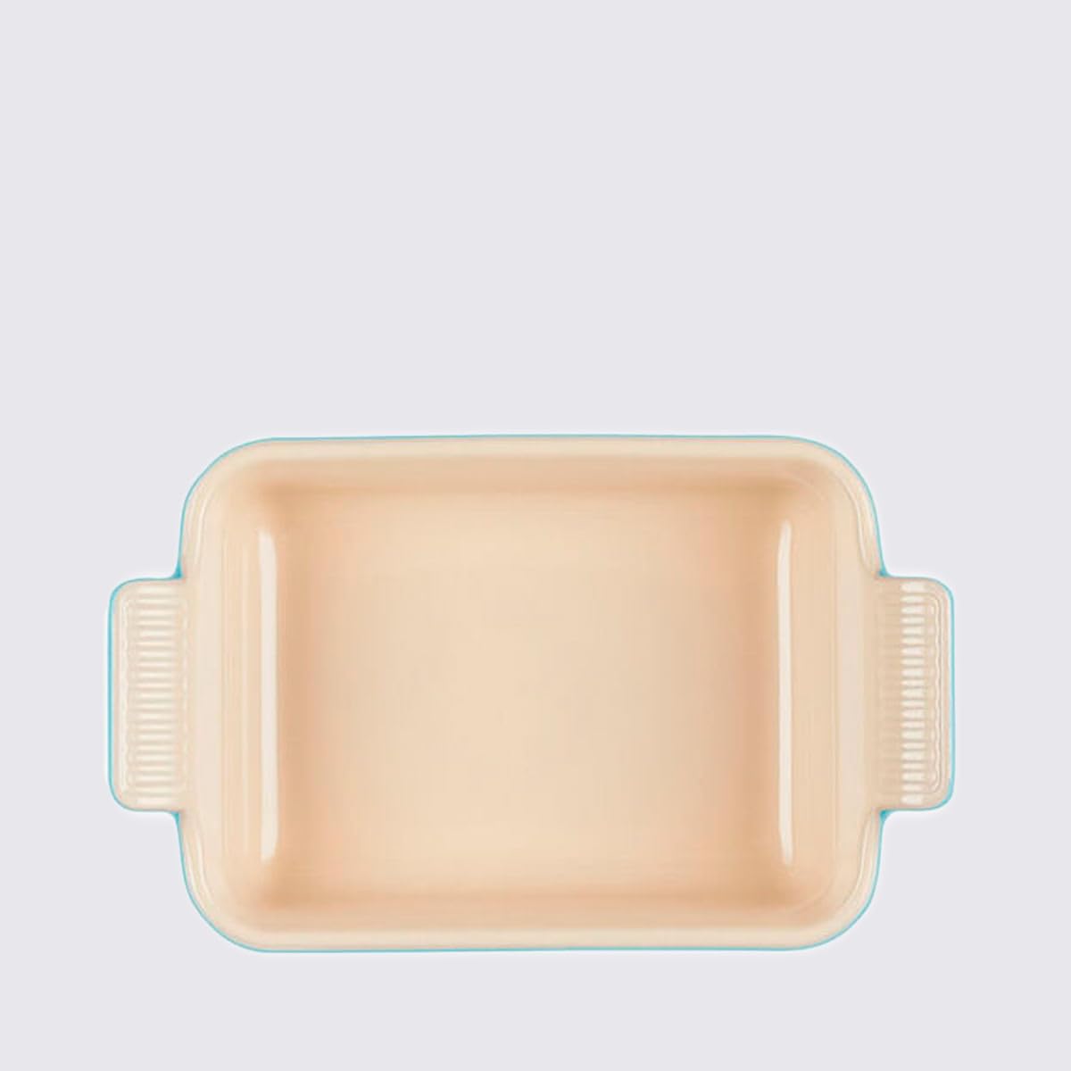 le-creuset-tradition-rechteckige-auflaufform-aus-steinzeug-19-cm-1-1-liter-karib image 2