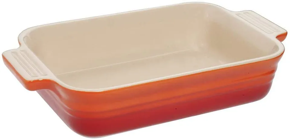 le-creuset-auflaufform-rechteckig-steinzeug-18-x-13-cm-ofenrot-500-ml image 1