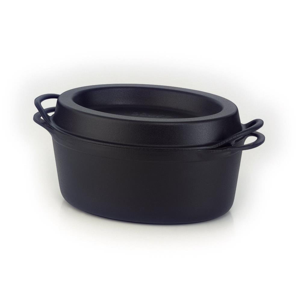 le-creuset-gusseisen-br-ter-doufeu-oval-32-cm-schwarz image 1