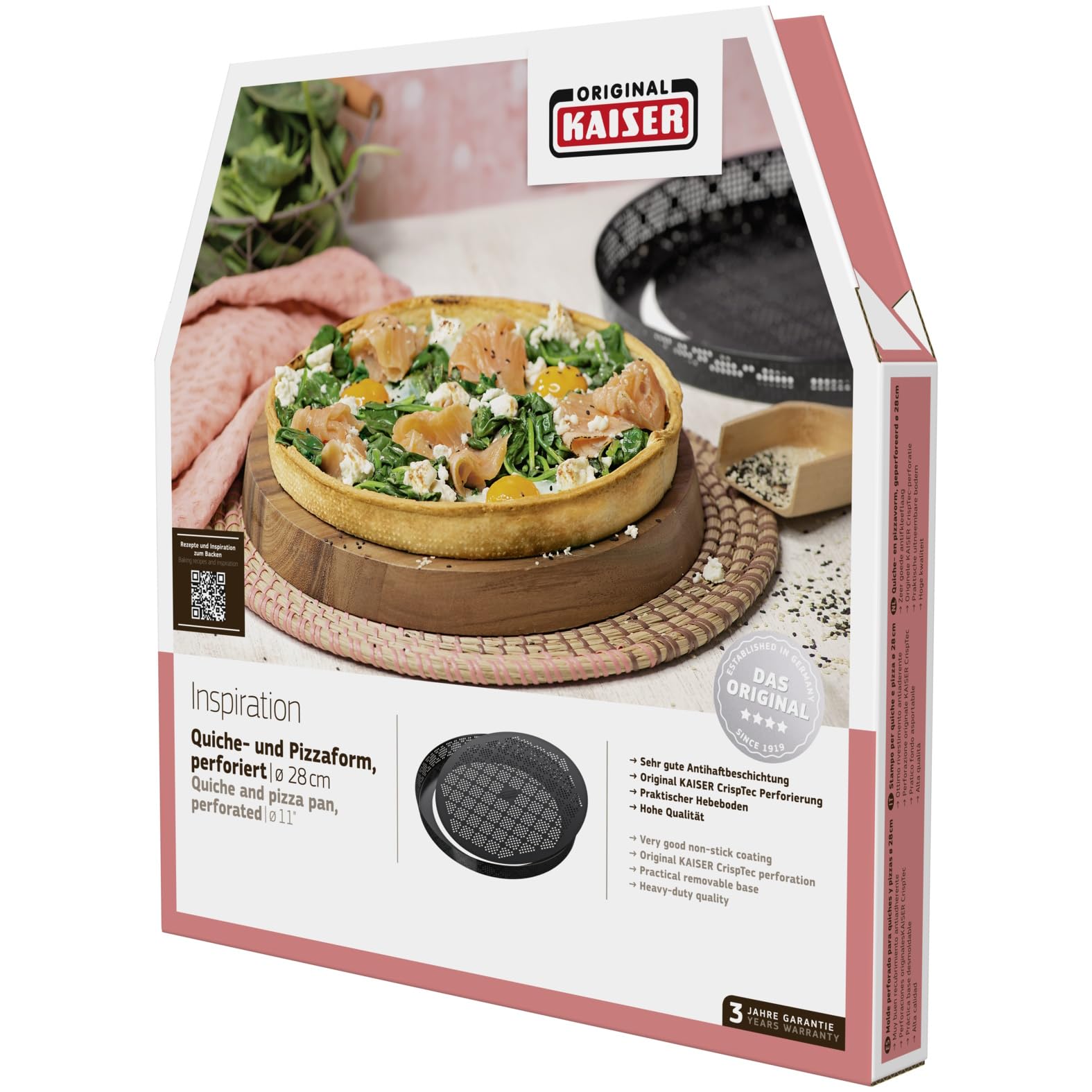 original-kaiser-inspiration-tarteform-28-cm-mit-hebeboden-perforiert image 3