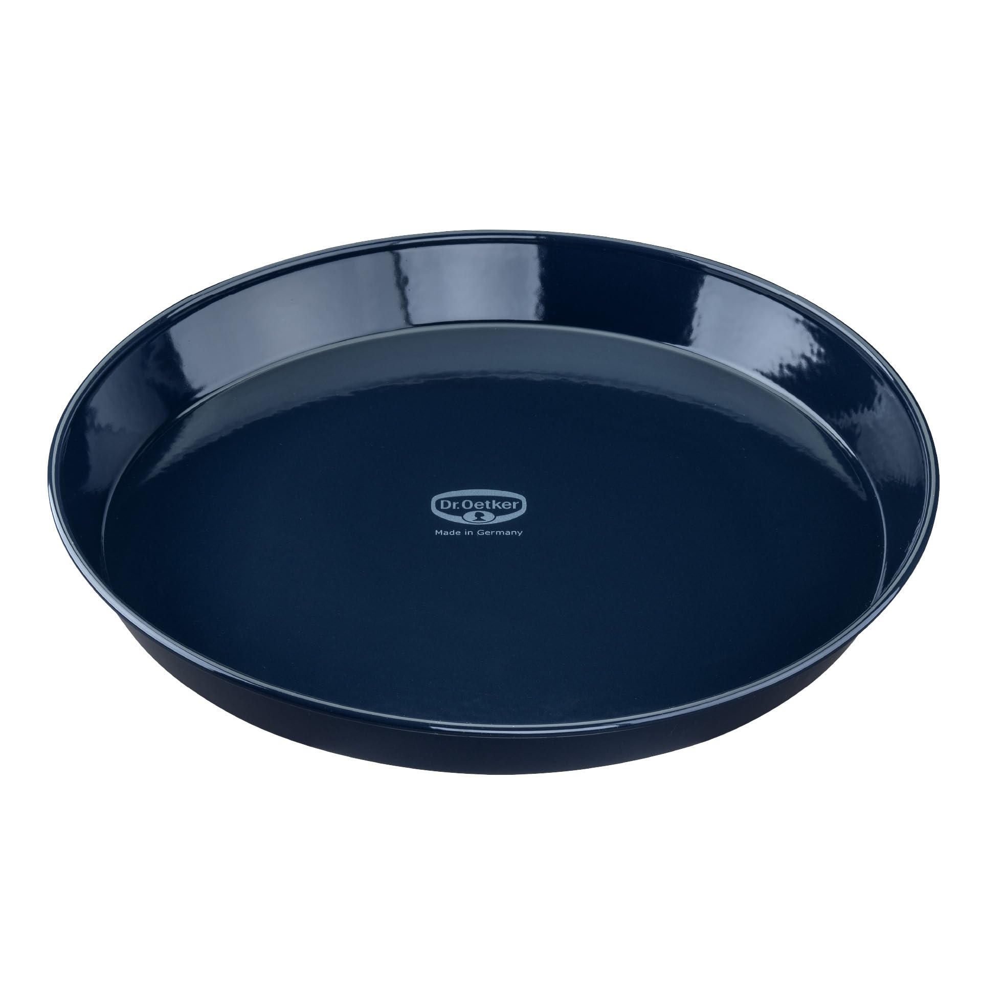 dr-oetker-back-liebe-kuchenblech-30-cm-emaille-dunkelblau image 1
