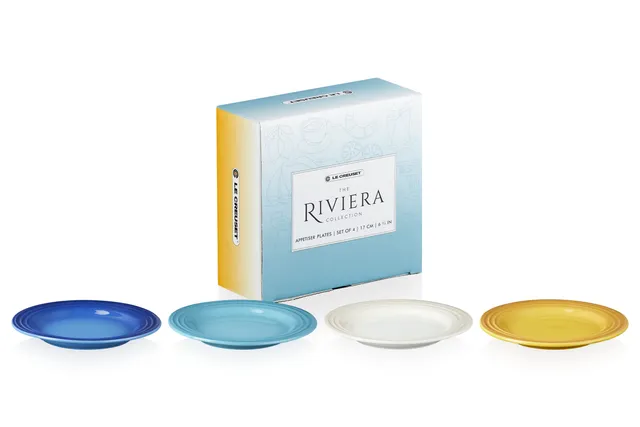 le-creuset-steingut-set-4-vorspeisenteller-17-cm-riviera image 1