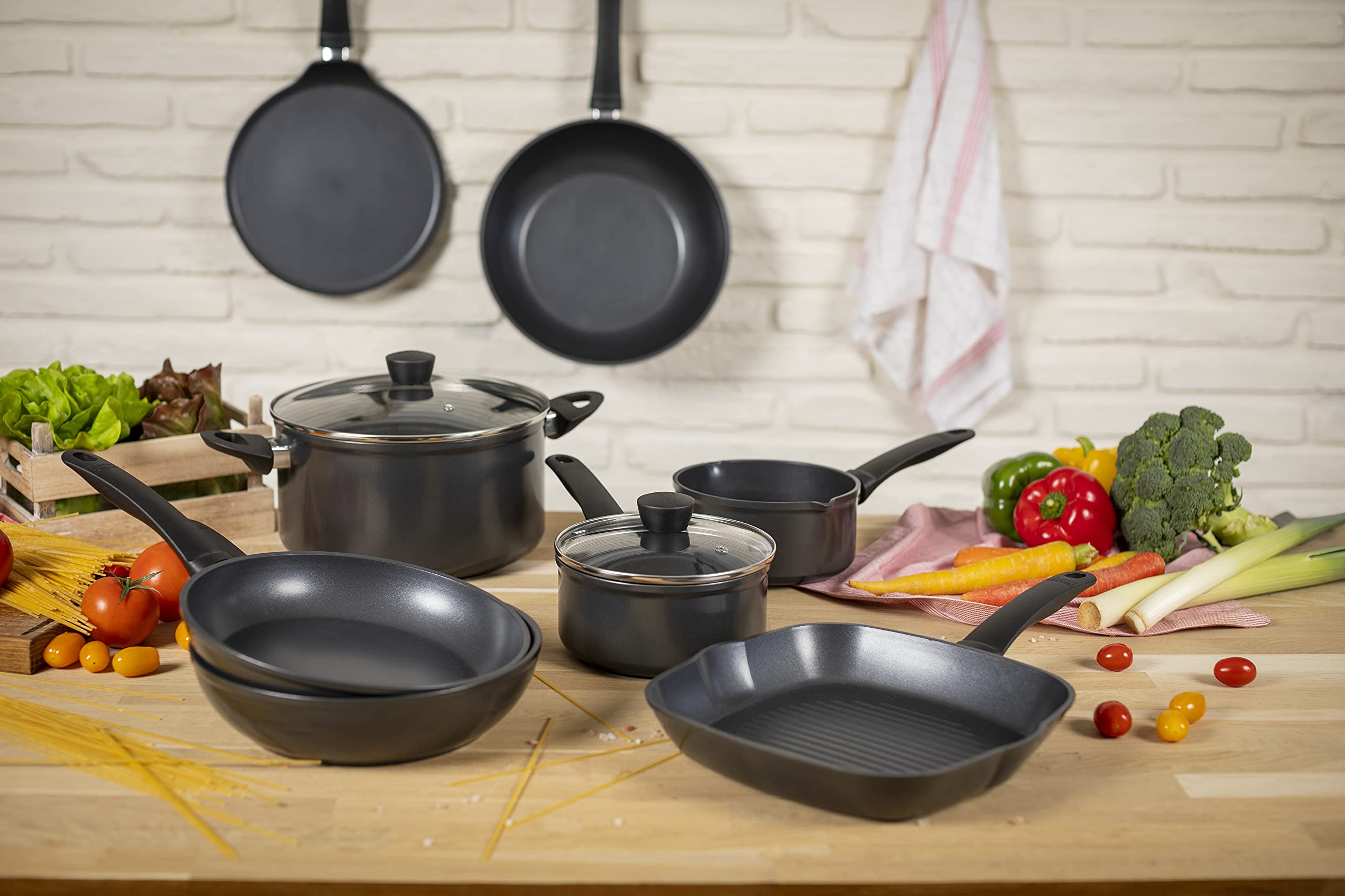 kuhn-rikon-easy-induction-kochgeschirr-set-4-teilig-aluminium-antihaft-schwarz image 8