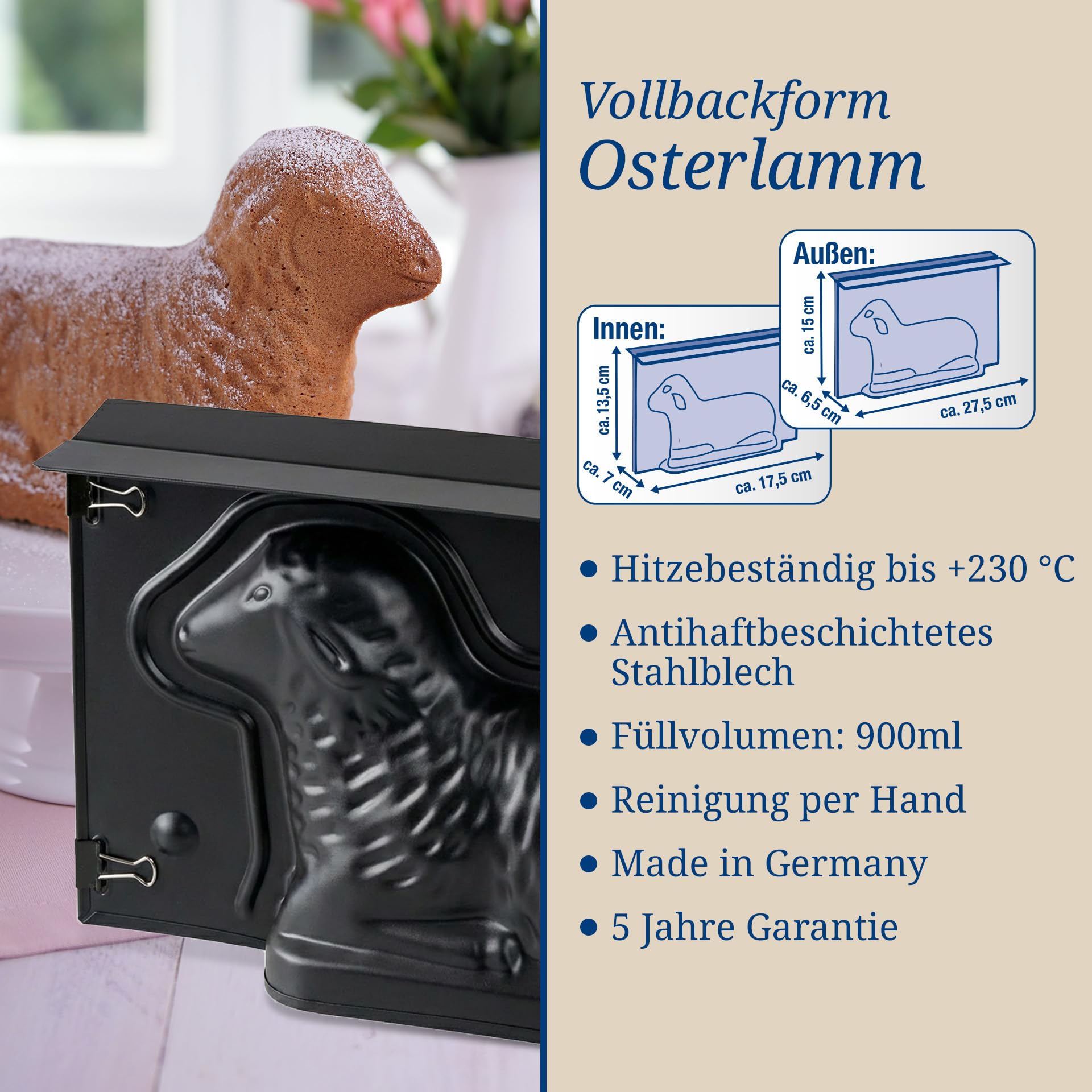 dr-oetker-vollbackform-lamm-3d-stahlblech-mit-antihaftbeschichtung-und-verschlus image 3