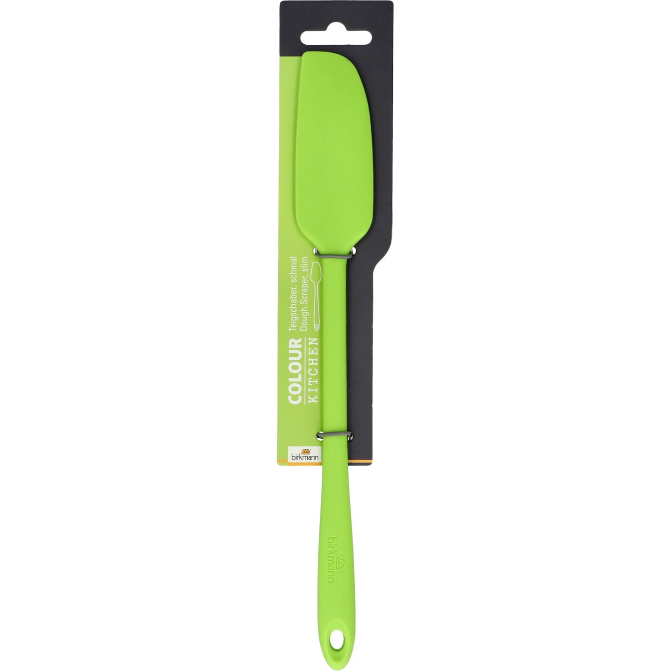 birkmann-teigschaber-schmal-apple-green-27-5x3-5-cm-silikon-mit-metallkern image 2